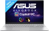 ASUS Vivobook S15 OLED Copilot + PC, AI PC, Full Metal Body, Backlit Keyboard, Snapdragon X Elite - (16 GB/1 TB SSD/Windows 11 Home) S5507QAD-MA751WS Thin and Light Laptop (15.6 Inch, Cool Silver, 1.42 Kg, With MS Office)