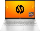 HP Pavilion AMD Ryzen 5 Dual Core 5500U - (8 GB/512 GB SSD/Windows 11 Home) 15-eh1137AU Thin and Light Laptop (15.6 inch, Natural Silver, With MS Office)
