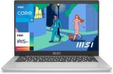 MSI Modern 14 Intel Core i5 12th Gen 1235U - (8 GB/512 GB SSD/Windows 11 Home) Modern 14 C12M-440IN / Modern 14 C12MO-1021IN Thin and Light Laptop (14 Inch, Urban Silver, 1.4 Kg)
