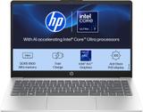 HP AI PC Intel Core Ultra 7 155H - (16 GB/512 GB SSD/Windows 11 Home) 14-gr1023TU Thin and Light Laptop (14 Inch, Natural Silver Aluminum, 1.4 Kg, With MS Office)