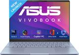 ASUS Vivobook S14 OLED (2025), Copilot + PC, AI PC, Metal Body, Backlit Keyboard, Intel Core Ultra 5 226V - (16 GB/512 GB SSD/Windows 11 Home) S5406SA-QD098WS Thin and Light Laptop (14 Inch, Blue, 1.3 Kg, With MS Office)