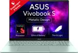 ASUS Vivobook S16 OLED (2025) with Backlit Keyboard, Metal Body*, Qualcomm Snapdragon X - (16 GB/512 GB SSD/Windows 11 Home) S3607QA-SH079WS Thin and Light Laptop (16 inch, Green, 1.74 Kg, With MS Office)