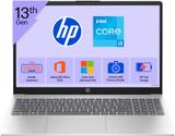 HP MSO 2024 Intel Core i3 13th Gen 1315U - (16 GB/512 GB SSD/Windows 11 Home) 15-fd0574TU / 15 - fd0668TU Thin and Light Laptop (15.6 Inch, Natural Silver, 1.59 Kg, With MS Office)
