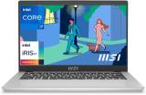 MSI Modern 14 Intel Core i7 12th Gen 1255U - (8 GB/512 GB SSD/Windows 11 Home) Modern 14 C12M-670IN Thin and Light Laptop (14 Inch, Urban Silver, 1.4 Kg)