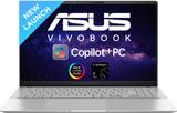 ASUS Vivobook S15 OLED Powered Copilot + PC, AI PC, Full Metal Body, Snapdragon X Plus - (16 GB/1 TB SSD/Windows 11 Home) S5507QA-MA551WS Thin and Light Laptop (15.6 Inch, Cool Silver, 1.42 Kg, With MS Office)
