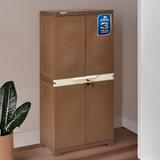 Nilkamal Freedom Mini Medium Plastic Almirah (Finish Color - Rust Brown & Cream, DIY(Do-It-Yourself))