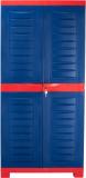 Supreme Fusion 02 (Size4*2ft) Multi Purpose for Home Medium Size Plastic Cupboard (Finish Color - Red & Blue, DIY(Do-It-Yourself))