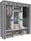 Lyzoo C1 Cabinet print Metal Almirah (Finish Color - Grey Finish, DIY(Do-It-Yourself))