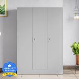 Godrej Interio Slimline 3 Door with Locker Metal Almirah (Finish Color - Body & Door: Royal Ivory, Knock Down)