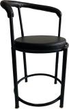 P P CHAIR Dining chair stool heavy duty Metal Dining Chair (Set of 1, Finish Color - BLACK)