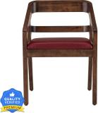 Durian Amelia Red Solid Wood Dining Chair (Set of 1, Finish Color - Burgundy)