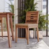 Wakefit Simsim Solid Wood Dining Chair (Set of 1, Finish Color - Natural Sheesham)