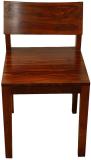 Custom Decor Solid Wood Dining Chair (Set of 1, Finish Color - brown)