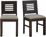 Wopno Furniture Pure Sheesham Wooden dining Chair Only|Solid Wood 2 Chair For Dining Room Solid Wood Dining Chair (Set of 2, Finish Color - Dark Walnut)