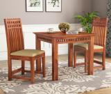 Allie Wood Rosewood (Sheesham) Solid Wood 2 Seater Dining Set (Finish Color -Natural Teak, DIY(Do-It-Yourself))