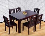 Shree Jeen Mata Enterprises Solid Sheesham Wood Six Seater Dining Set For Dining Room / Hotel/ Caf | Solid Wood 6 Seater Dining Set (Finish Color -Natural Brown, DIY(Do-It-Yourself))