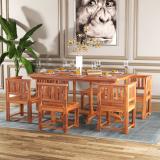 Lakdesha Ganesham Signature Solid Sheesham Wood Six Seater Dining Table Set Solid Wood 6 Seater Dining Set (Finish Color -Natural, DIY(Do-It-Yourself))