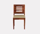 Allie Wood Rosewood ( Sheesham ) Solid Wood Dining Chair (Set of 1, Finish Color - Honey Finish)