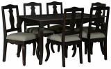 KUSUM HANDICRAFT Solid Wood 6 Seater Dining Set (Finish Color -As image, DIY(Do-It-Yourself))