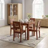 MMR Furniture Solid Wood 4 Seater Dining Set (Finish Color -BROWN, DIY(Do-It-Yourself))