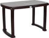 HOMIBOSS Dining table for home and outdoor Plastic 6 Seater Dining Table (Finish Color - Brown, DIY(Do-It-Yourself))