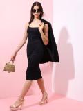 Tokyo Talkies Women Bodycon Black Dress