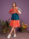 Sangria Women Ethnic Dress Blue Dress