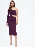 HARPA Women A-line Purple Dress