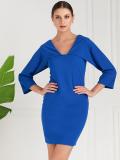 ATHENA Women Bodycon Blue Dress