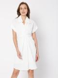 VERO MODA Women A-line White Dress