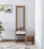 NEUDOT Eliott Engineered Wood Dressing Table (Finish Color - , Leon Teak, Knock Down)