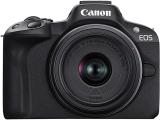 Canon EOS R50 Mirrorless Camera RF - S 18 - 45 mm f/4.5 - 6.3 IS STM and RF - S 55 - 210 mm f/5 - 7.1 IS STM (Black)