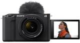 SONY ZV-E1L Mirrorless Camera Full-Frame Interchangeable Vlog 28-60mm Made for Creators | Artificial Intelligence Based Autofocus (Black)
