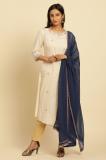 W Polyester Solid Women Dupatta