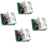 INVENTO 4Pcs 24V 30A 1 Channel Relay Module Low Level Trigger for Home automation Automotive Electronic Hobby Kit