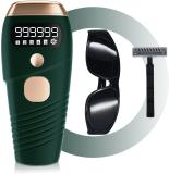 Zovilstore IPL Ultra Laser Hair Removal 999999 Flashes Painless Permanent Hair Removal Corded Epilator (Green)