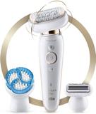 Braun SES9010 3D Cordless Epilator (White, Gold)