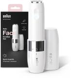 Braun Face Mini Hair Remover FS1000 Cordless for Women Cordless Epilator (White)