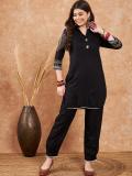 Sangria Women Kurta Pant Set