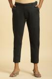 W Slim Fit Women Grey Trousers