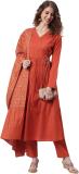 Janasya Women Kurta Pant Dupatta Set