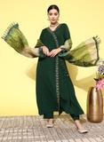 Sangria Women Kurta Pant Dupatta Set