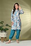 Sangria Women Kurta Palazzo Set
