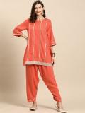 Sangria Women Kurta Pant Set