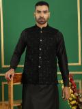 Jompers Men Kurta Pyjama Ethnic Jacket Set