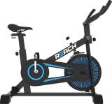 Reach Apollo Spin Bike Upright Stationary Exercise Bike (Black, Blue)