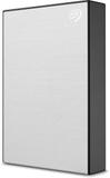 Seagate One Touch with Password Protection for Windows & Mac with 3 years Data Recovery Services - Portable 4 TB External Hard Disk Drive (HDD) (Silver)