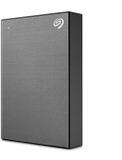 Seagate One Touch with Password Protection for Windows & Mac with 3 years Data Recovery Services - Portable 4 TB External Hard Disk Drive (HDD) (Space Gray)