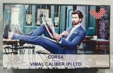 Vimal Caliber pvt ltd Polyester Dyed, Solid, Printed, Self Design Shirt & Trouser Fabric