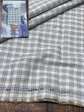 Raymond Pure Cotton Checkered Shirt Fabric